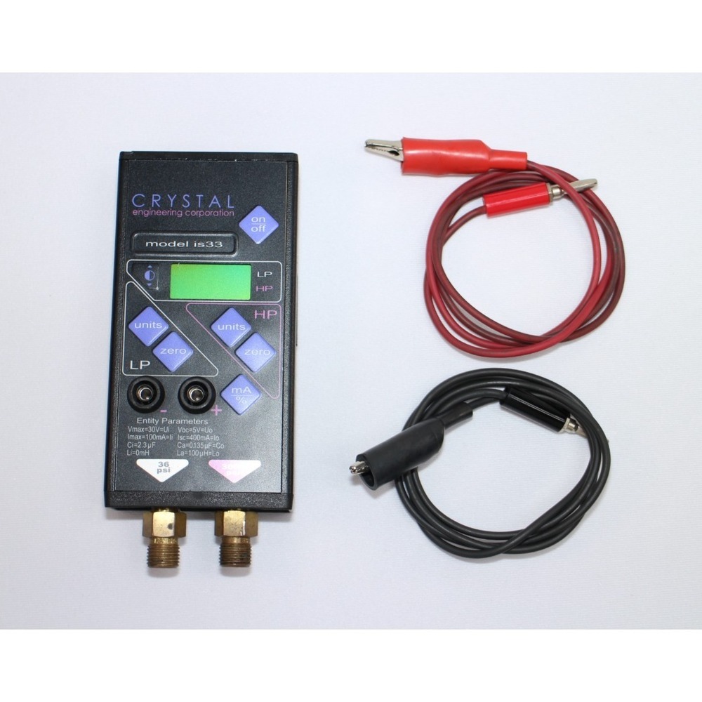 Crystal Engineering IS33 Pressure Calibrator 36/3000 PSI Intrinsically Tested